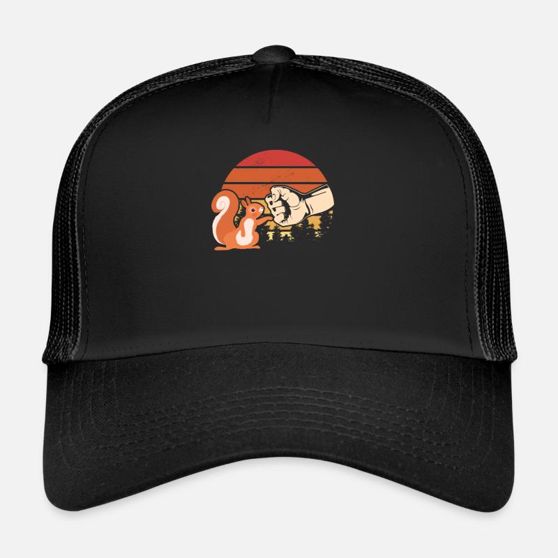 Eichhörnchen Fauststoß Eichhörnchen Liebhaber Trucker Cap
