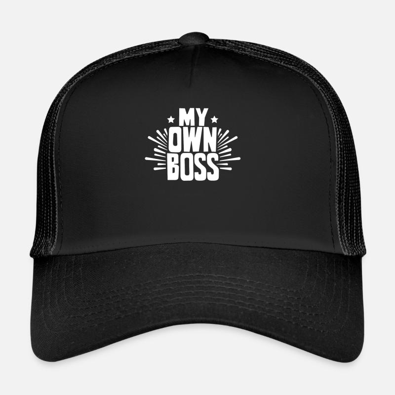My Own Boss Freelancer Self-employed - Trucker Cap - black/black