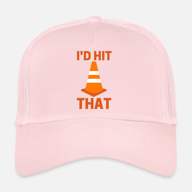 J’avais frappé ce drôle de pilote de cône orange autocross Casquette trucker 