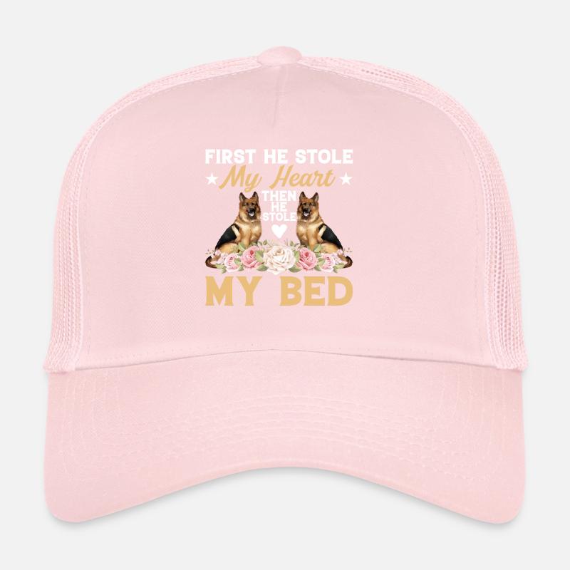 German Shepherd first he has my heart Trucker Cap