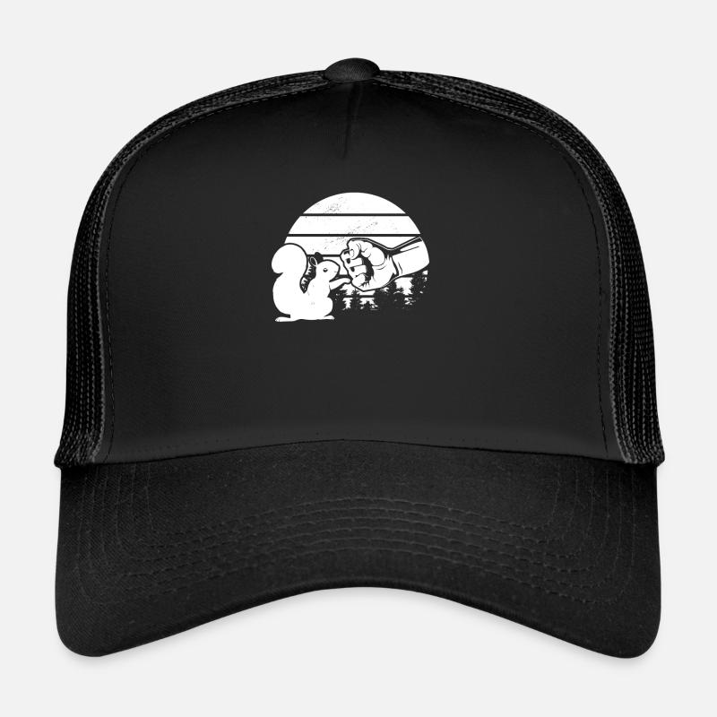 Lustiges Eichhörnchen, Fauststoß, Eichhörnchen Trucker Cap