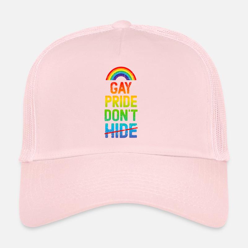 Gay Pride Ne vous cachez pas Casquette trucker 