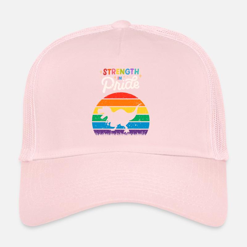 Force dans Pride Dinosaur Gay Casquette trucker 