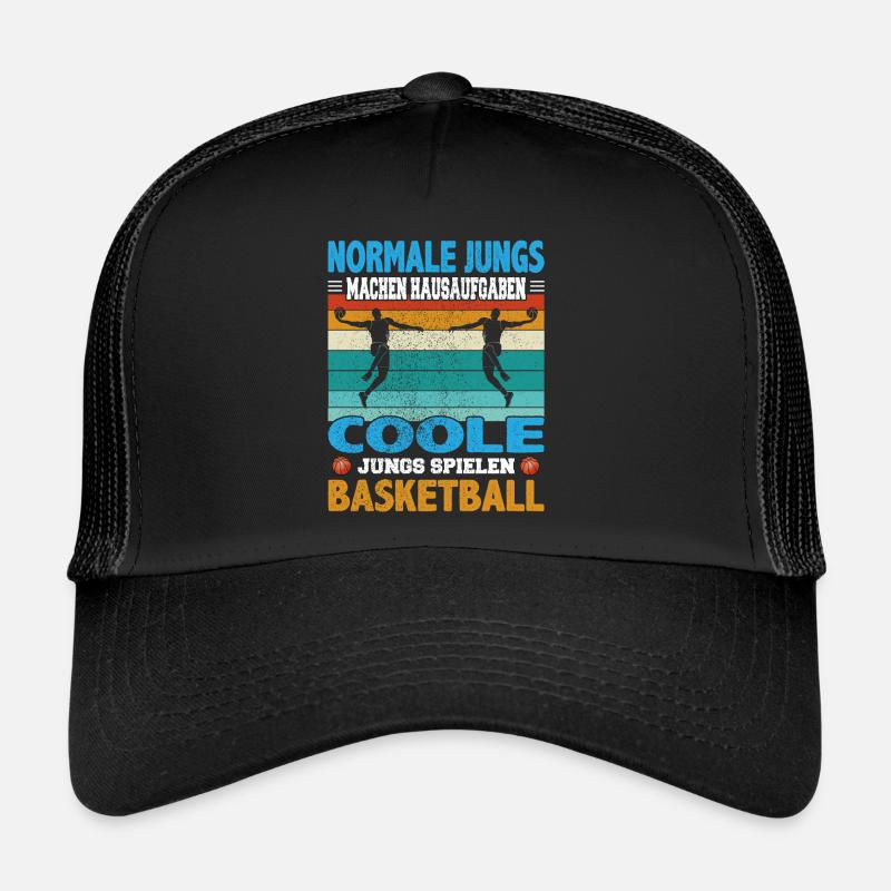 Basketball Dunking Spieler Korbleger Spruch Trucker Cap
