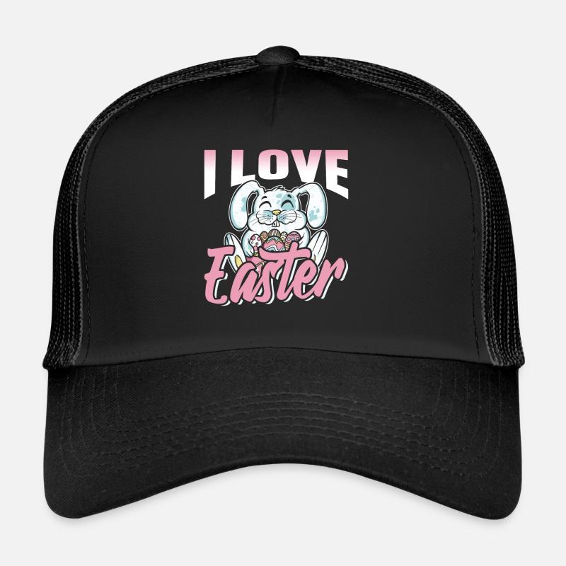 I love Easter Easter Easter Egg Easter Trucker Cap