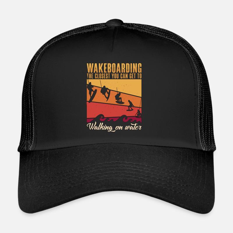 Wakeboard Wake Wakeboarden Wakeboarder Geschenk Trucker Cap