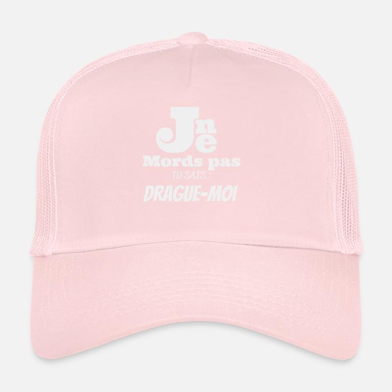 Je ne mords pas , drague-moi Casquette trucker 