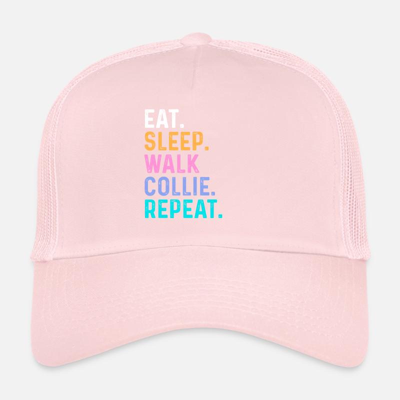 Manger Sleep Walk Collie Répéter Casquette trucker 