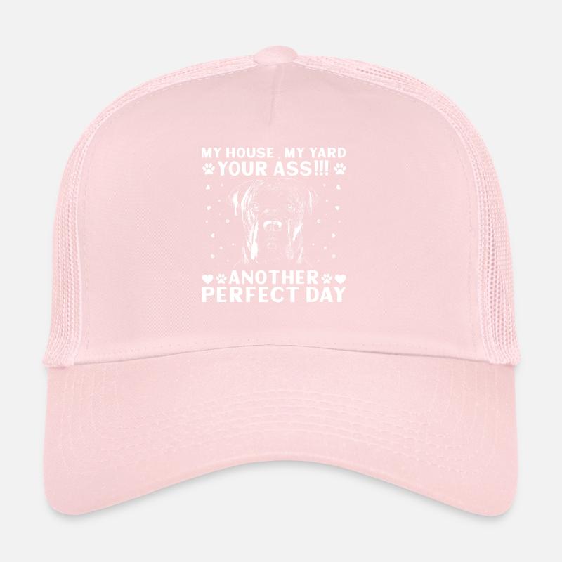 Cane Corso Ma maison Ma Cour Casquette trucker 