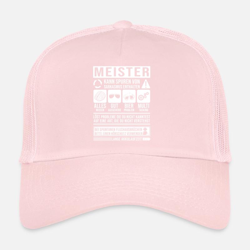 Meister Spruch lustig Trucker Cap