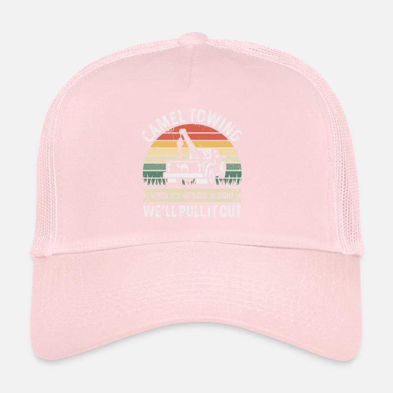 Lustiges Kamel Abschleppen Retro Weihnachtsgeschenk Trucker Cap