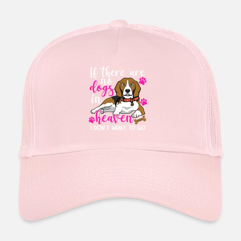 Beagle When No Dogs In Heaven Funny Trucker Cap