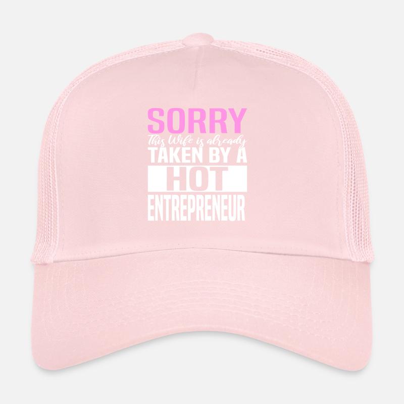 Entrepreneur Chef Ehefrau Partner Startup Stolzer Trucker Cap