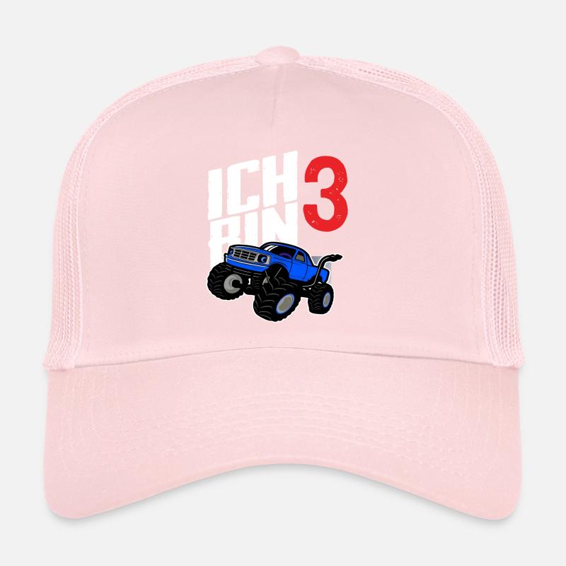 Monstertruck 3. Geburtstag Jungs Geschenk Trucker Cap
