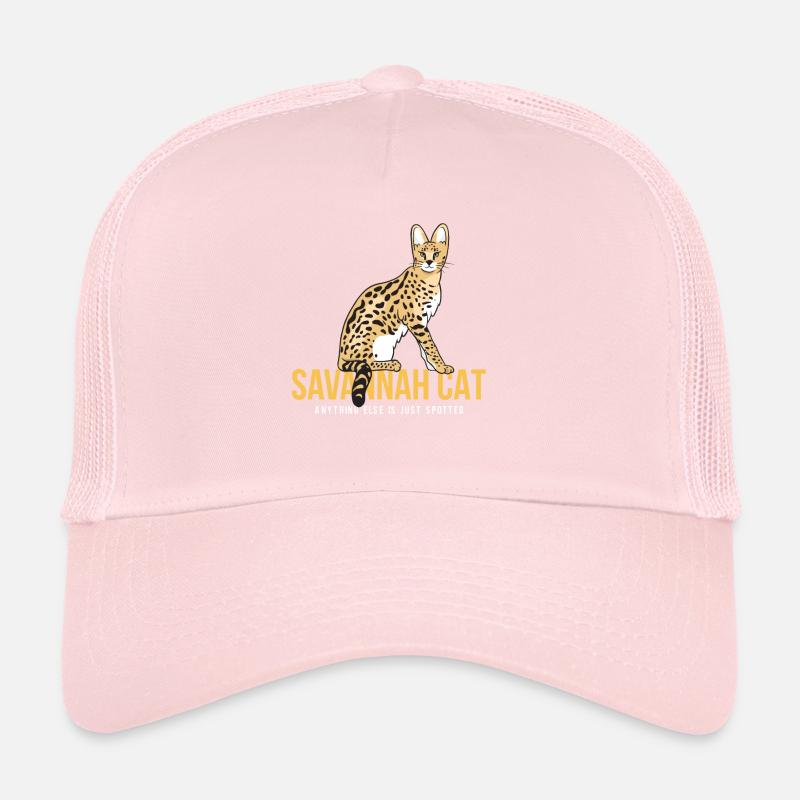 Just Spotted Savannah Cat Kitten Trucker Cap
