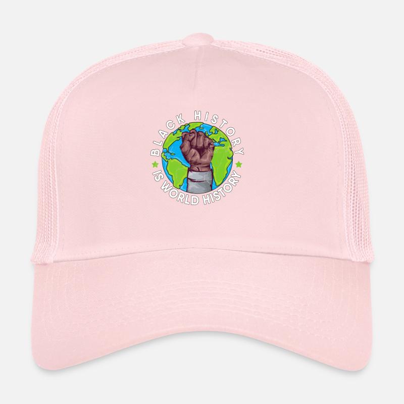 Black History Is World History Melanin Juneteenth Trucker Cap