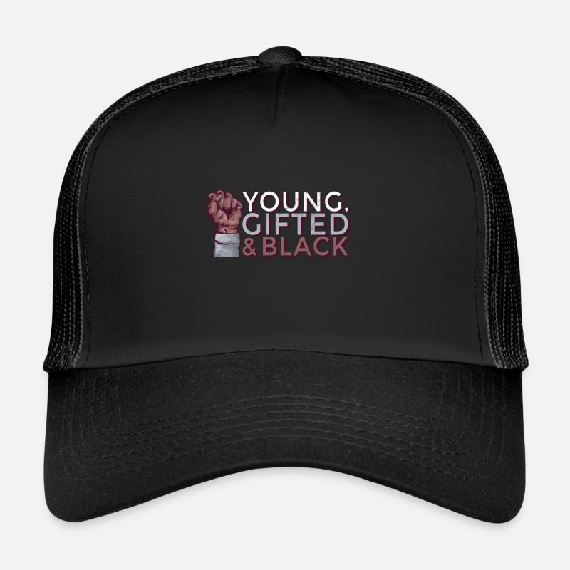 Young Gifted Black History Juneteenth Melanin Trucker Cap