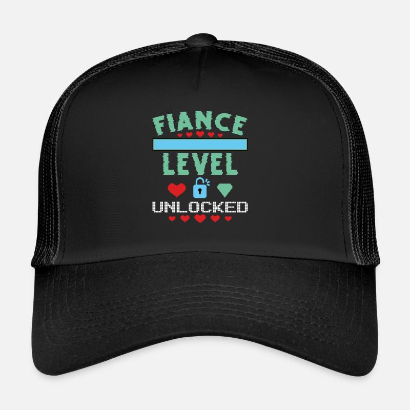 Niveau De Fiancé Déverrouillé Casquette trucker 