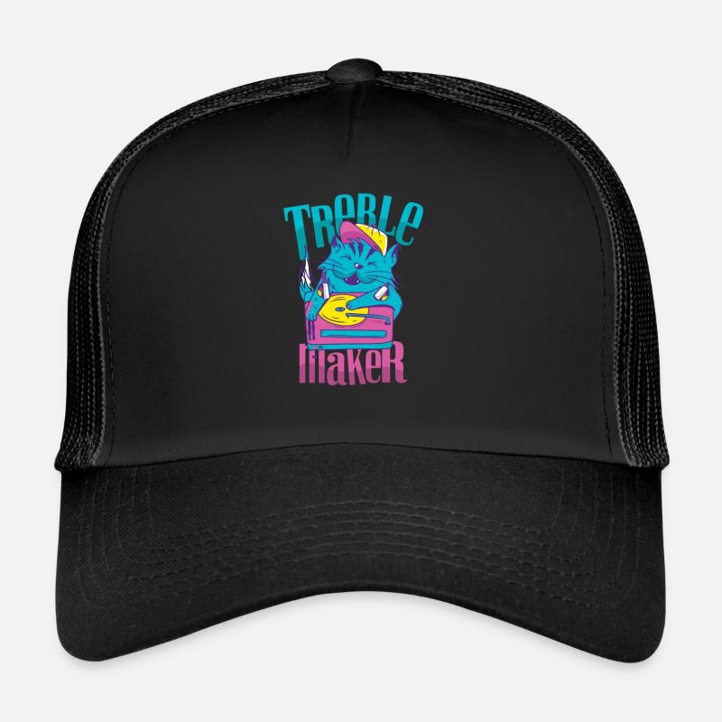 Diskant Maker DJ Desk Music MC Headphones Trucker Cap