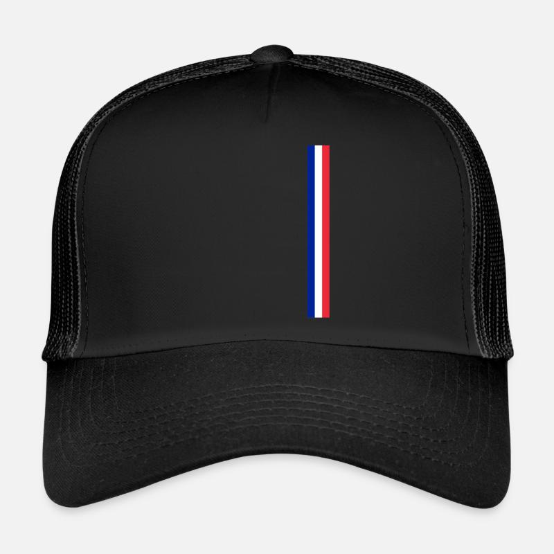 France Paris Tour Eiffel Français Flag Fun Casquette trucker 
