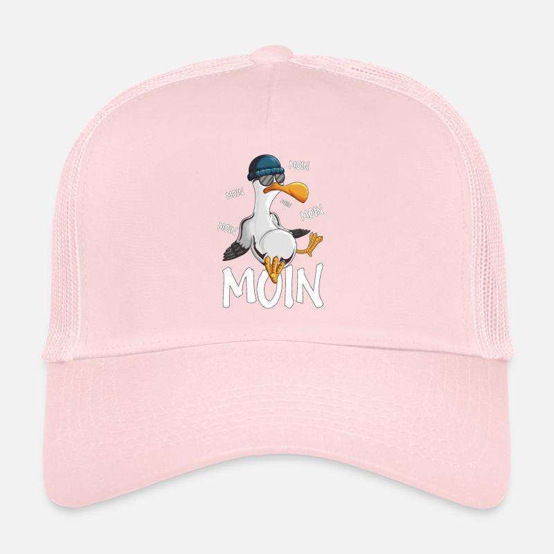 Plattdeutsche Möwe Moin Spruch Nordsee Hipster Trucker Cap