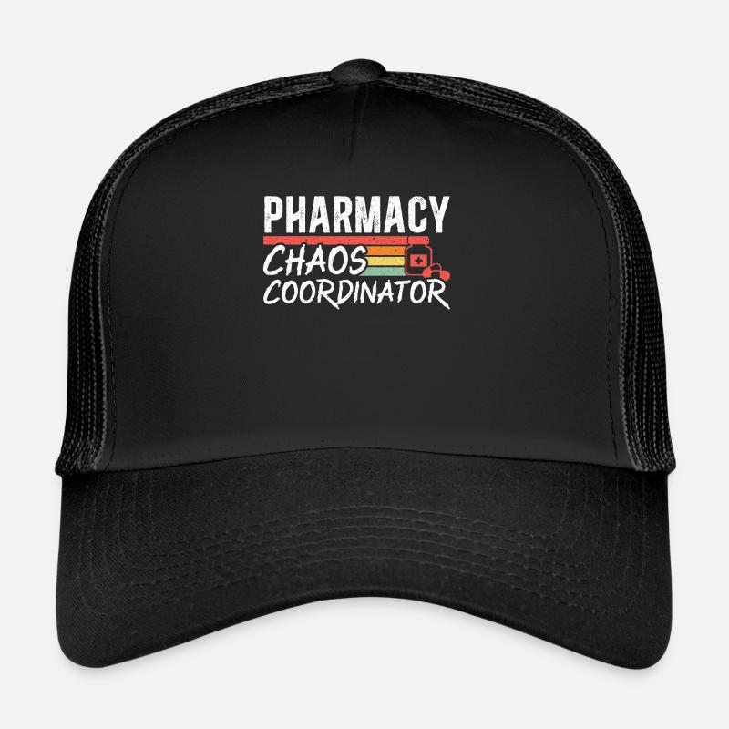 Pharmacy Chaos Coordinator Prescription Pharmacist Trucker Cap