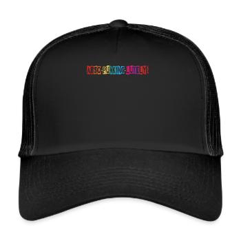 Abso-Punking-Lutely! - Gothic - Goth - Concert - Trucker Cap - black/black - Front