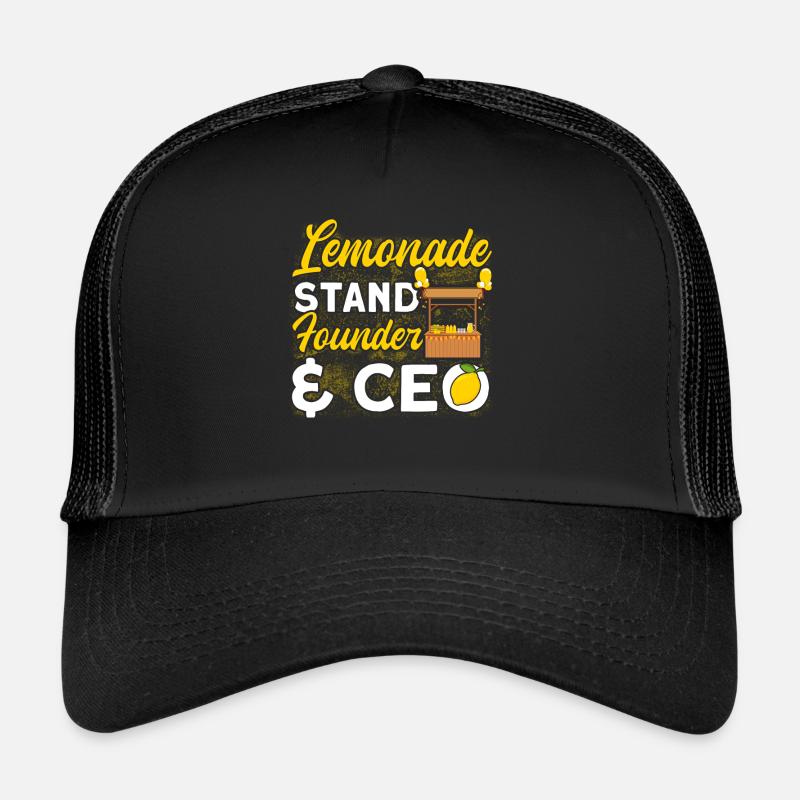 Jus de citron Jus de citron Limonade Casquette trucker 