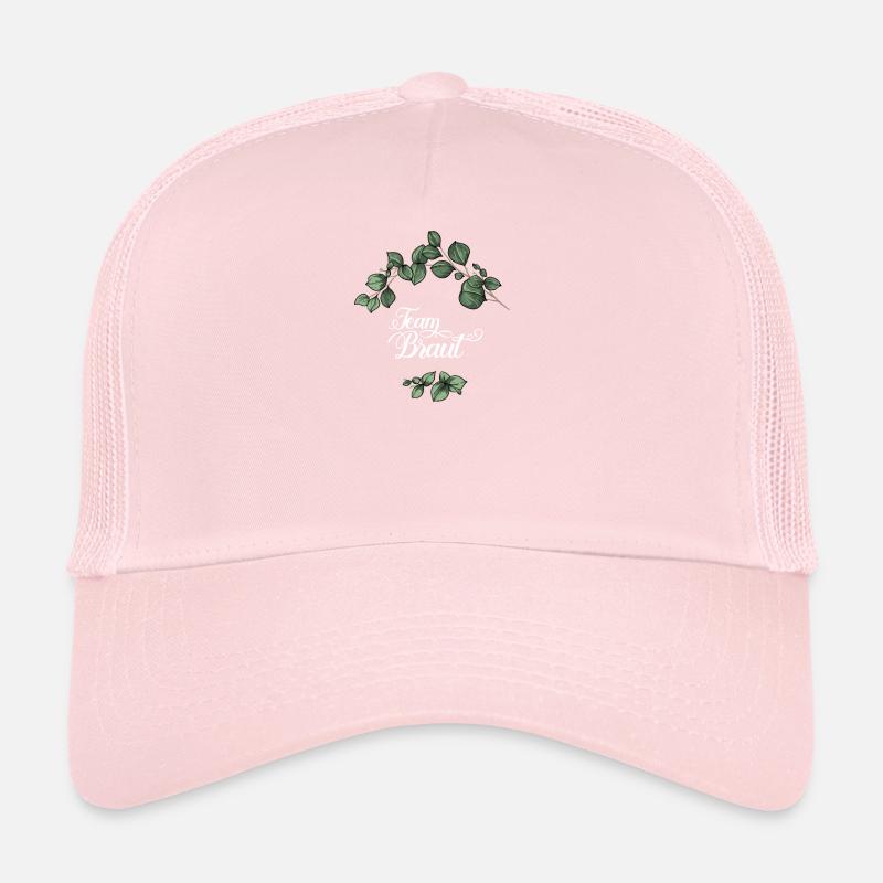 Team Braut I Blumenkranz Hochzeit Boho Stil Trucker Cap