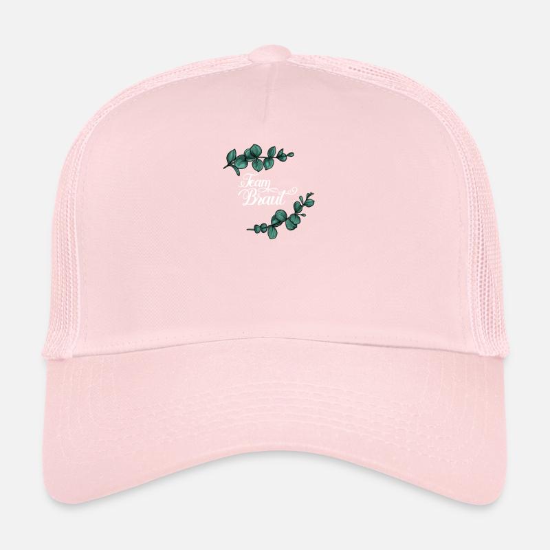 Team Braut I Blumenkranz Hochzeit Boho Stil Trucker Cap