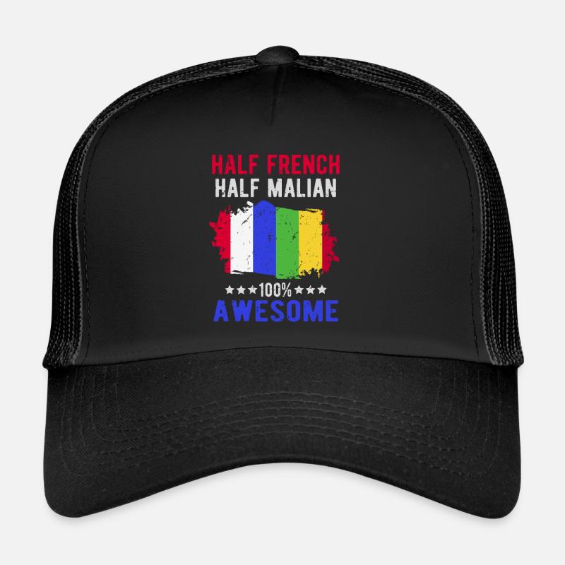 Halb Franzose Halb Malier Trucker Cap