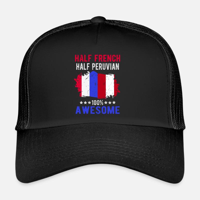 Half French Half Peruvian Trucker Cap