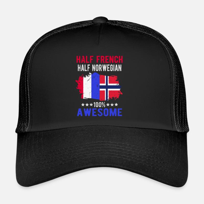 Halb Franzose Halb Norweger Trucker Cap