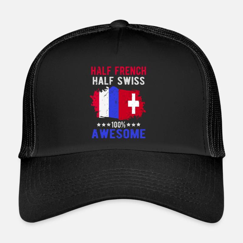 Halb Franzose Halb Schweizer Trucker Cap