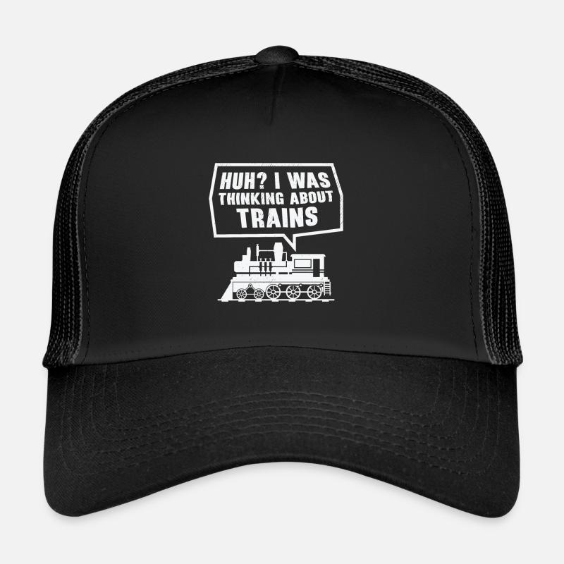 Train Locomotive Transportation Train Enthusiasts Trucker Cap