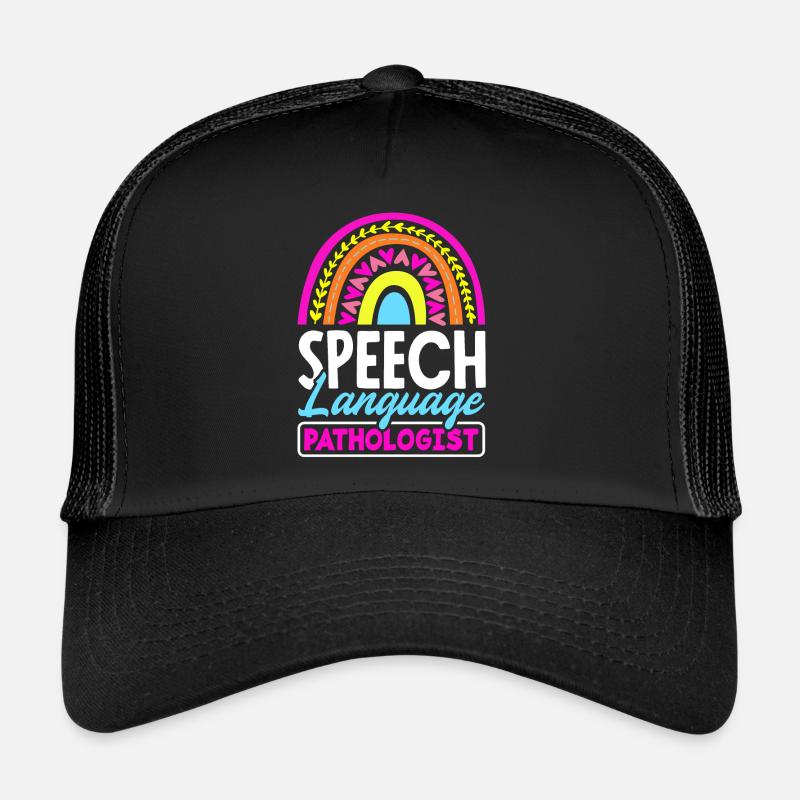 Speech Language Pathologist Speech Therapy Trucker Cap