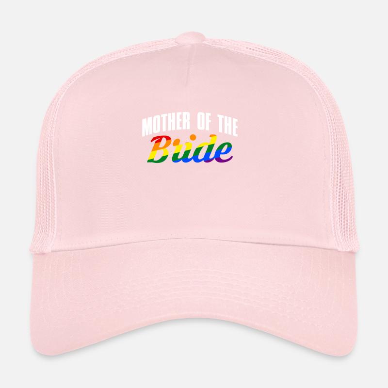 Mère de la mariée Cadeau Mère de la mariée LGBT Casquette trucker 