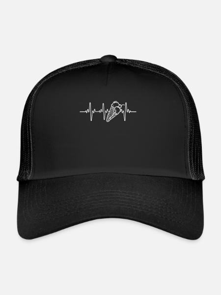 Crème glacée Heartbeat Cone - Casquette trucker  - noir/noir - Devant