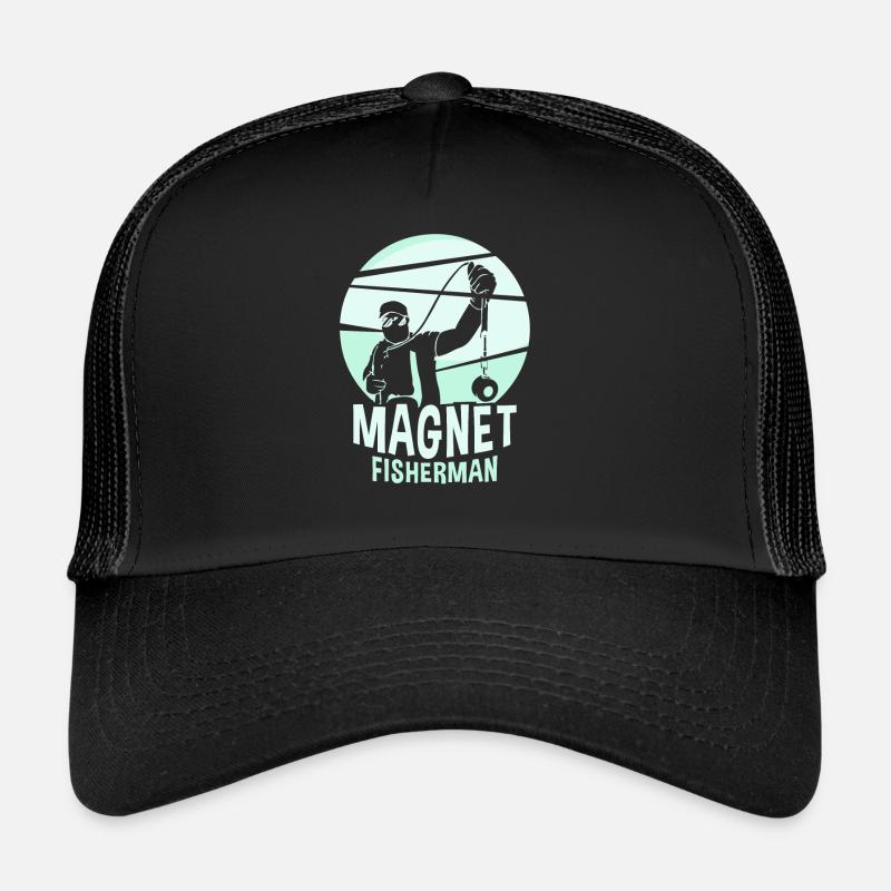 Magnetfischer Magnetfischen Magnet Trucker Cap