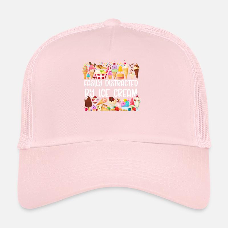 Crème glacée Cone Popsicle facilement Casquette trucker 