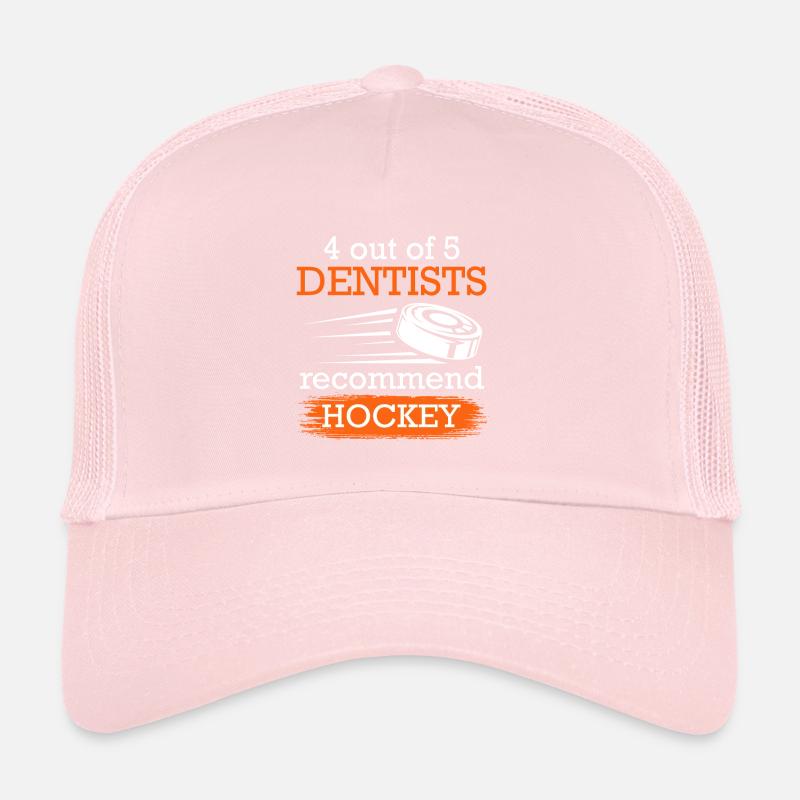 4 dentistes sur 5 recommandent le hockey Casquette trucker 