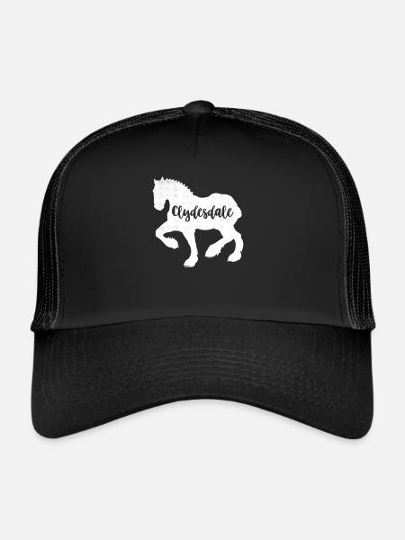 Chemise Clydesdale Clydesdale Rider - Casquette trucker  - noir/noir - Devant