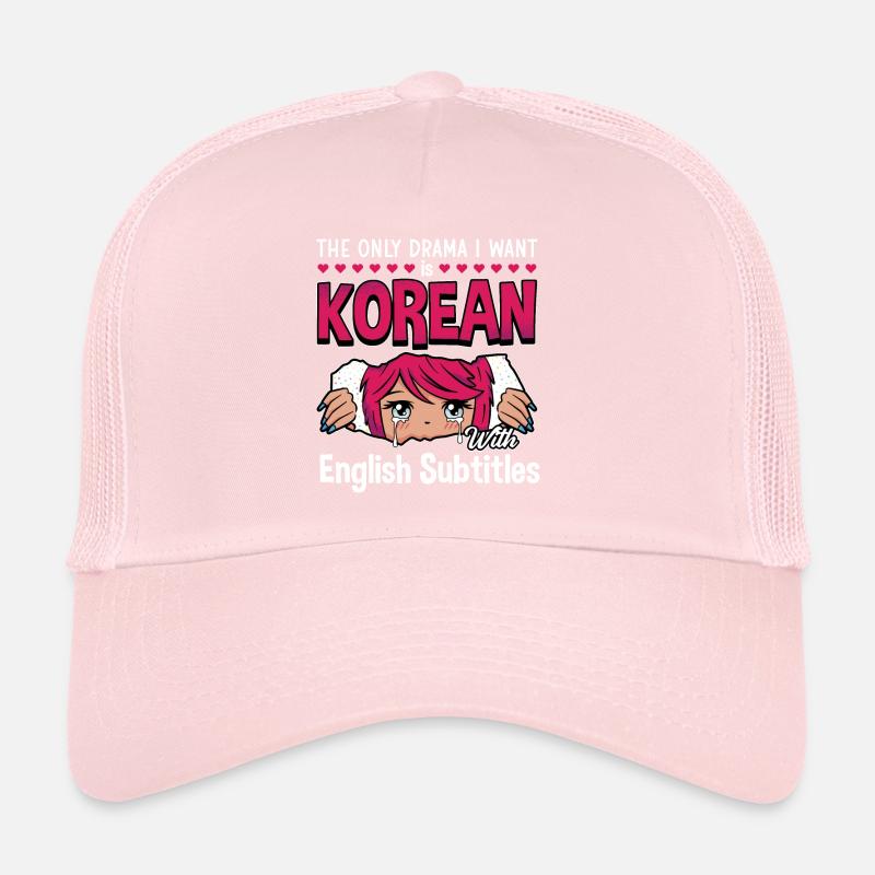 Design pop coréen pour un fan de mode K-Pop Casquette trucker 