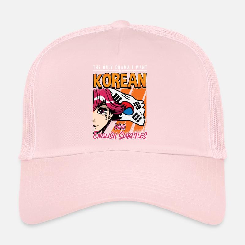 Design pop coréen pour un fan de mode K-Pop Casquette trucker 