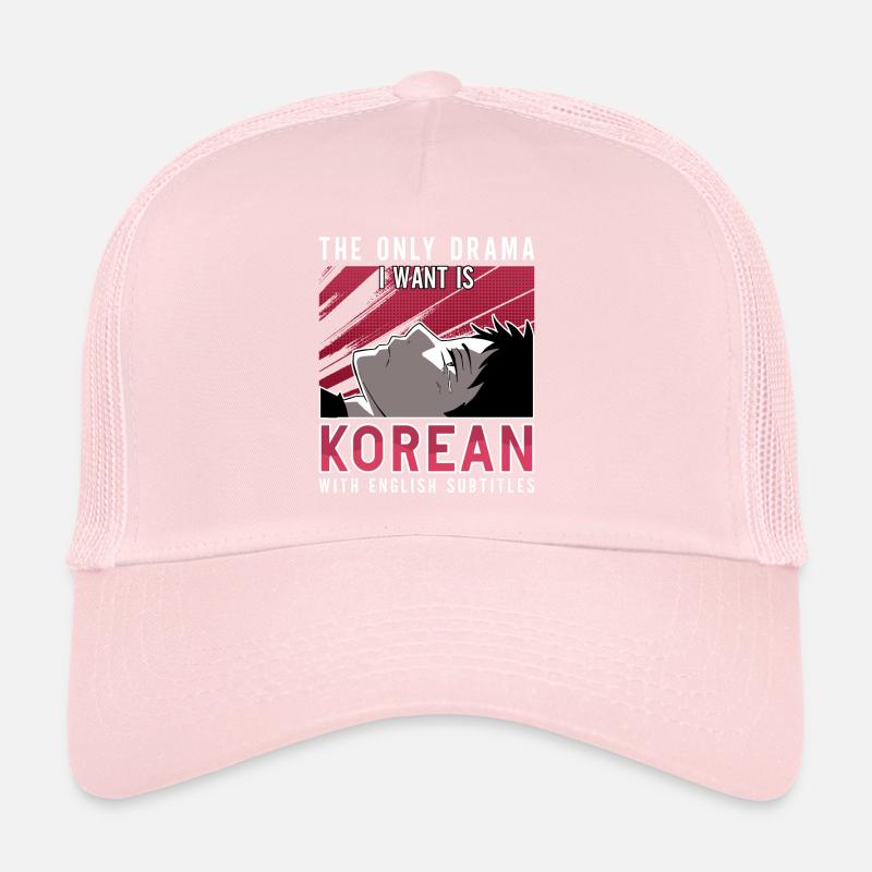 Design pop coréen pour un fan de mode K-Pop Casquette trucker 