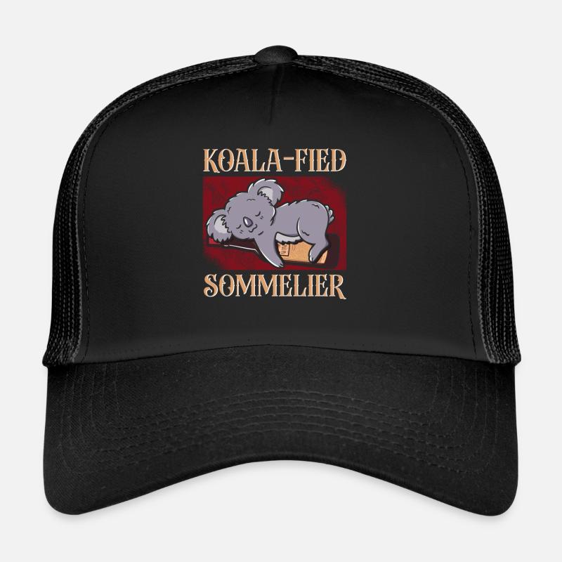 Dégustation de vin de sommelier Casquette trucker 
