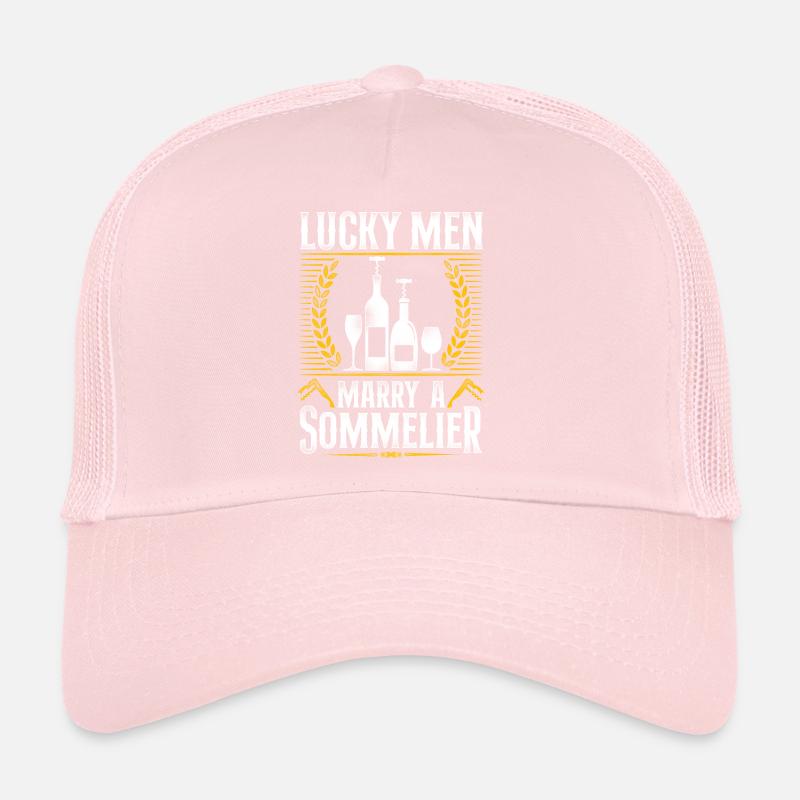 Dégustation de vin de sommelier Casquette trucker 
