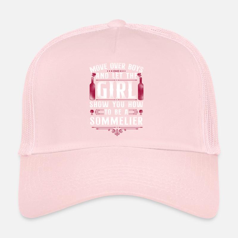 Dégustation de vin de sommelier Casquette trucker 