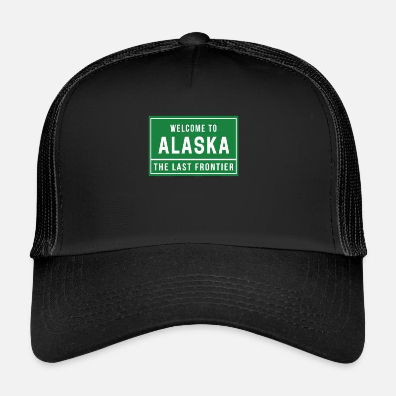 Alaska - Trucker Cap - Schwarz/Schwarz