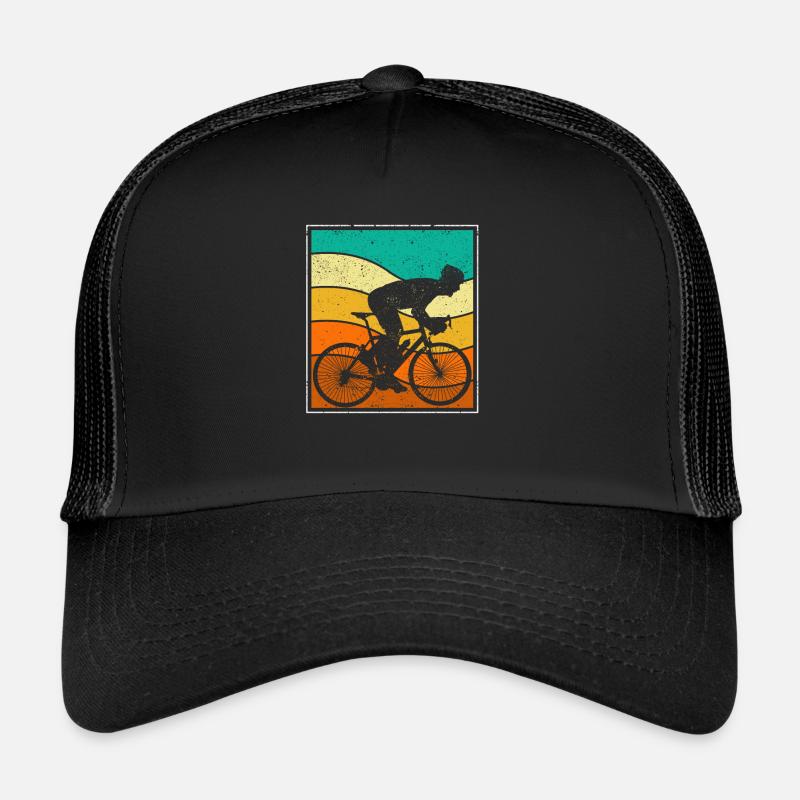 Vélo de route Vélo de route Vélo de route Vintage Cyclisme Biker Casquette trucker 